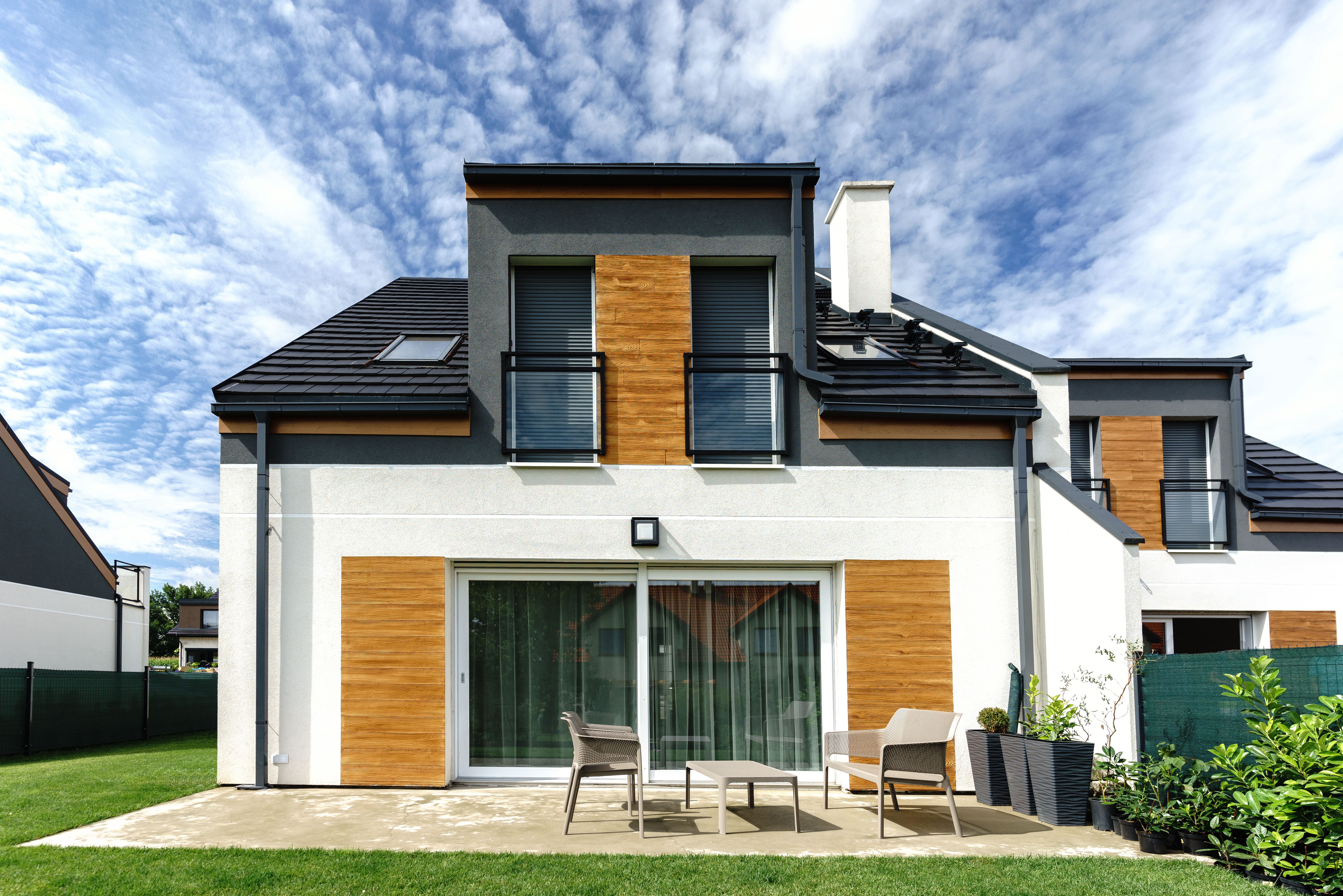 PVC witte schuifdeur